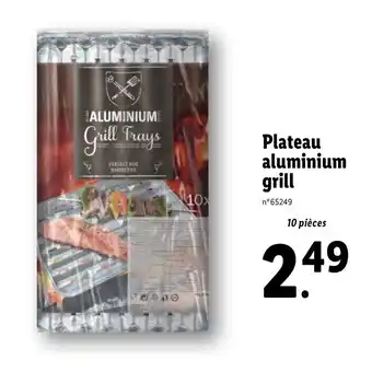 Lidl Plateau aluminium grill offre