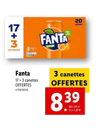 Lidl Fanta offre