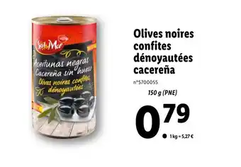 Olives noires confites dénoyautées cacereña