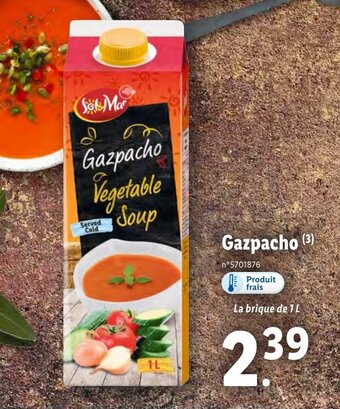 Lidl Gazpacho offre
