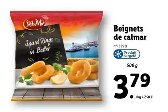 Lidl Beignets de calmar offre