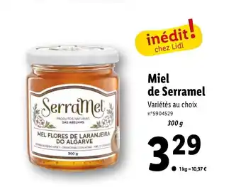 Lidl Miel de serramel offre