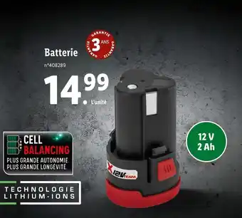 Lidl Batterie offre