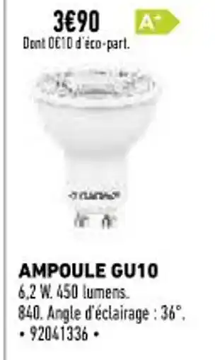 Brico Cash Ampoule GU10 offre