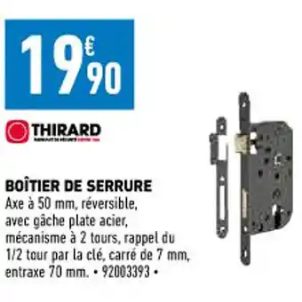 Brico Cash Boîtier De Serrure offre