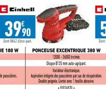 Brico Cash Ponceuse Excentrique 380 W offre