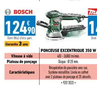 Brico Cash Ponceuse Excentrique 350 W offre