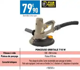 Brico Cash Ponceuse Orbitale 710 W offre