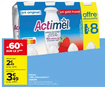 Carrefour Actimel offre