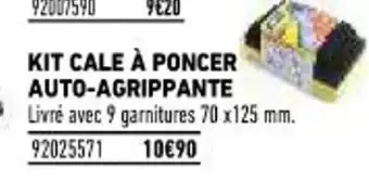 Brico Cash Kit Cale à Poncer Auto-Agrippante offre