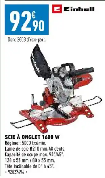 Brico Cash Scie à Onglet 1600 W offre