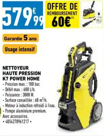 Nettoyeur Haute Pression K7 Power Home