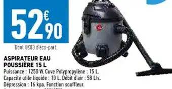 Brico Cash Aspirateur Eau Poussiére 15 L offre