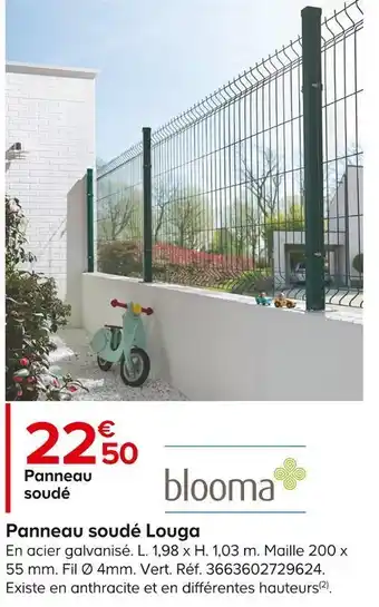 Castorama Blooma panneau soudé louga offre