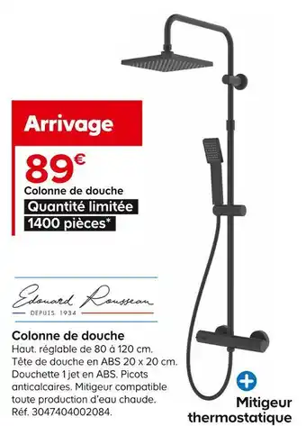 Castorama Colonne de douche offre