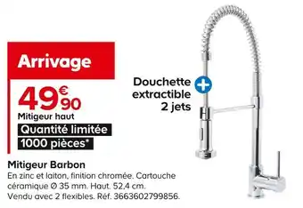 Mitigeur barbon