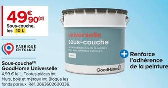 Castorama Goodhome sous-couche, universelle offre