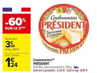 Carrefour Market Président coulommiers offre