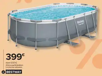 Carrefour Bestway piscine tubulaire ovale offre