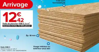 Castorama Dalle osb 3 offre
