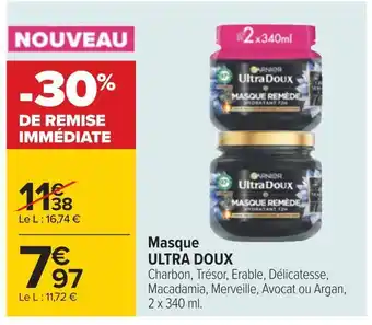 Carrefour Garnier masque ultra doux offre