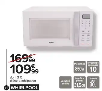 Carrefour Micro-ondes offre