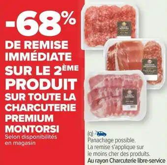 Carrefour Montorsi -68% de remise immédiate sur le 2ème produit sur toute la charcuterie premium montorsi offre