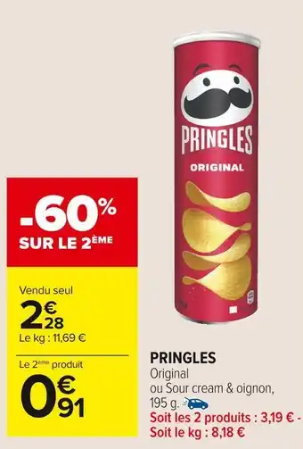 Carrefour Market Pringles pringles offre