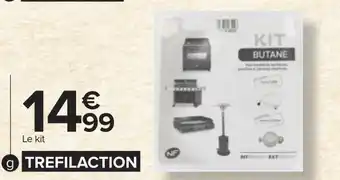 Carrefour Trefilaction kit gaz butane offre