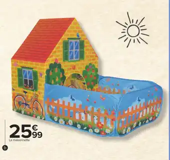 Carrefour Maisonnette en toile offre