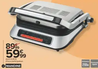 Carrefour Mandine gril viande offre