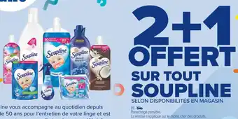 Carrefour Market Soupline 2+1 offert sur tout soupline(d) offre