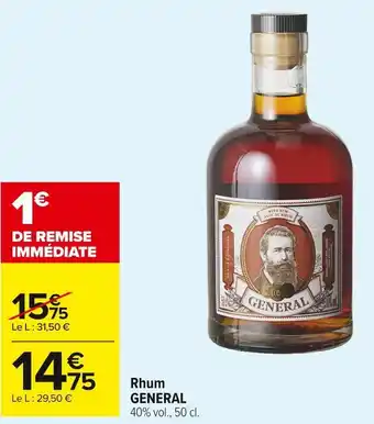 Carrefour Market General rhum offre