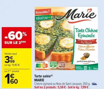 Carrefour Market Tarte salée offre
