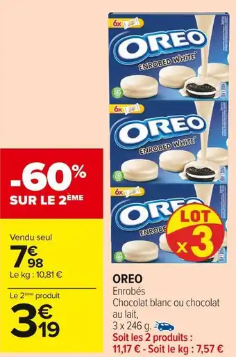 Carrefour Market Oreo oreo offre