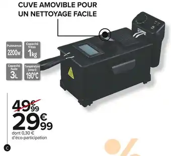 Carrefour Market Mandine friteuse semi-professionnelle offre