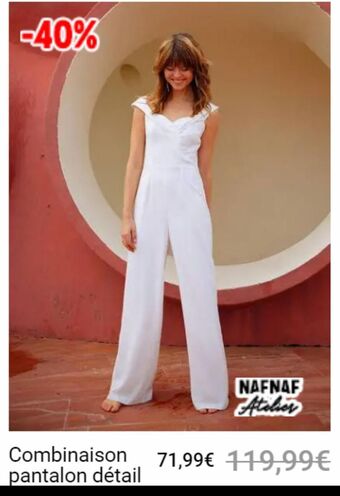Combinaison pantalon détail