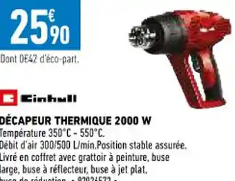 Brico Cash Décapeur Thermique 2000 W offre