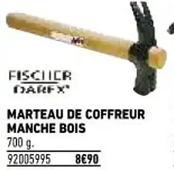 Brico Cash Marteau de Coffreur Manche Bois offre