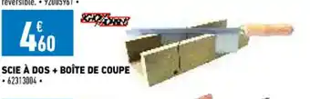 Brico Cash Scie à Dos + Boîte De Coupe offre