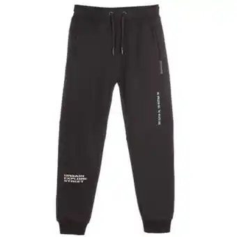 Stokomani Bas de jogging noir ou kaki 10/16 ans offre
