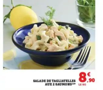 Super U Salade de tagliatelles aux 2 saumons offre