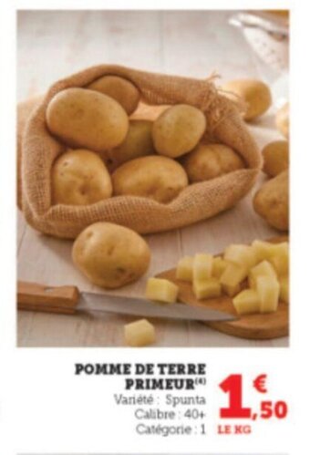 Super U Pomme de terre primeur offre
