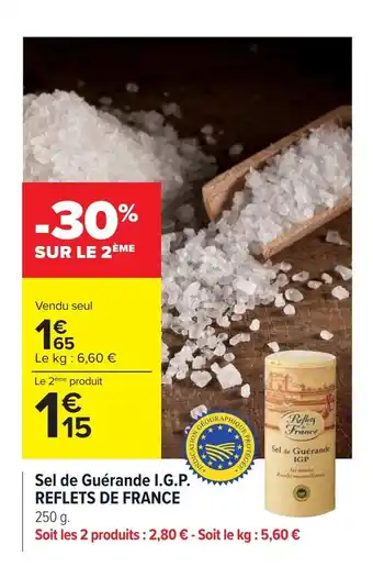 Carrefour Market Sel de guérande I.G.P. REFLETS DE FRANCE offre