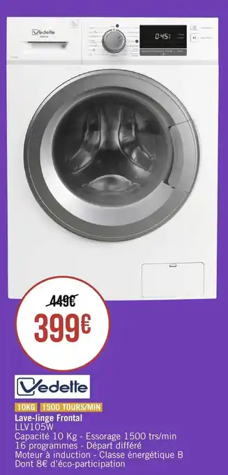 Lave-linge frontal