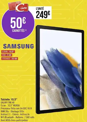 Géant Casino Tablette 10.5" offre