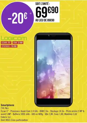 Géant Casino Smartphone offre