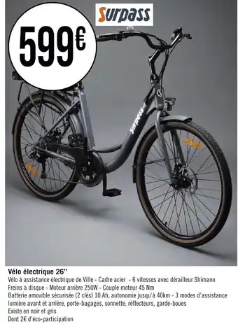 Velo electrique geant casino sale