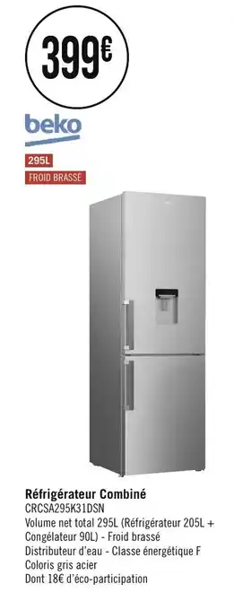 Réfrigérateur combiné