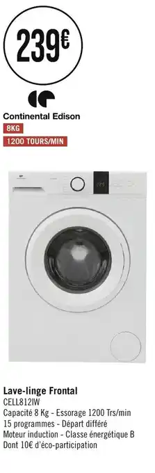 Géant Casino Lave-linge frontal offre